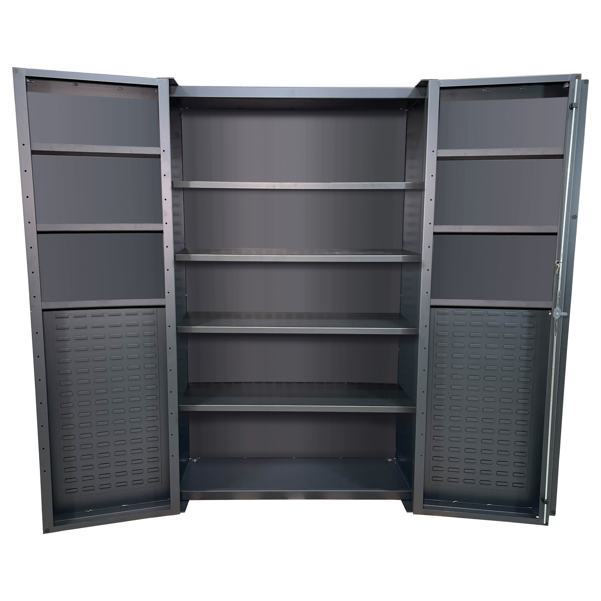 Valley Craft, Bin Shelf Cabinet, Deep Door, Height 78 in, Width 48 in, Model# F89100